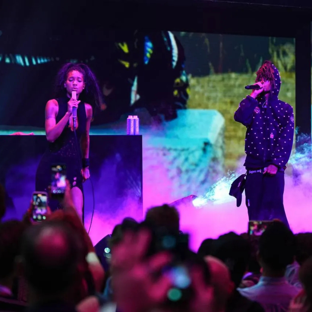 Jaden & Willow Smith Celebrate The Ultra Experience Unfolding At Samsung Upacked Night